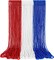 30-Pack 4th of July Beaded Necklaces – Patriotic Red, White & Blue Metallic Necklaces for Independence Day, Memorial Day, Parades, Party Favors, and Bulk Celebration Accessories